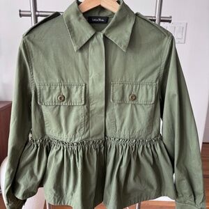 Lea & Viola Cargo Peplum Jacket